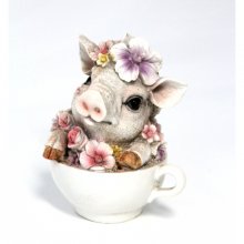 Blumenschwein Tasse